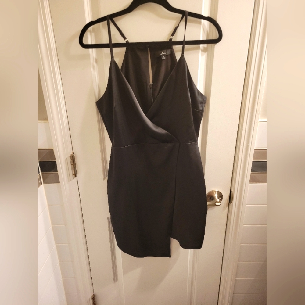 Asymmetrical Black Dress